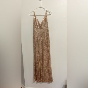 Rose gold dress (small)